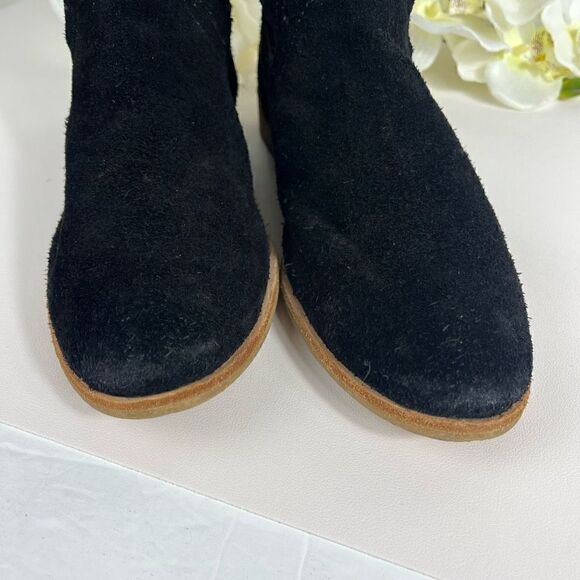 Splendid Womens Chelsea Boots size 10 leather Suede Black - Picture 12 of 15